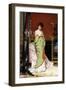 The Green Kimono, 1876-Frans Verhas-Framed Giclee Print