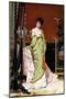 The Green Kimono, 1876-Frans Verhas-Mounted Giclee Print