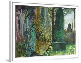 The Green Lady-Michael Chase-Framed Premium Giclee Print