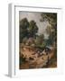 'The Green Lane', 19th century, (1935)-Birket Foster-Framed Giclee Print