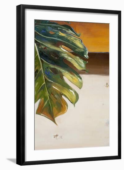 The Green Leaf II-Patricia Pinto-Framed Art Print