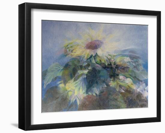 The Green Man with Sunflowers 1994-Glyn Morgan-Framed Giclee Print