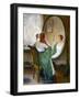 The Green Mirror-Guy Rose-Framed Art Print