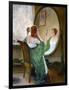 The Green Mirror-Guy Rose-Framed Art Print