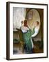 The Green Mirror-Guy Rose-Framed Art Print