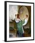 The Green Mirror-Guy Rose-Framed Art Print