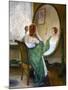 The Green Mirror-Guy Rose-Mounted Art Print