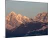 The Green Needle, Mont Blanc Mountain Range, Megeve, Haute-Savoie, French Alps, France, Europe-Godong-Mounted Photographic Print