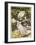 The Green Parasol, C.1910-John Singer Sargent-Framed Giclee Print