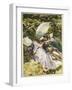 The Green Parasol, C.1910-John Singer Sargent-Framed Giclee Print