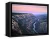 The Green River & Cliffs of Whirlpool Canyon at Dusk, Dinosaur National Monument, Utah, USA-Scott T. Smith-Framed Stretched Canvas