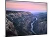 The Green River & Cliffs of Whirlpool Canyon at Dusk, Dinosaur National Monument, Utah, USA-Scott T. Smith-Mounted Photographic Print