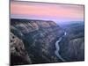 The Green River & Cliffs of Whirlpool Canyon at Dusk, Dinosaur National Monument, Utah, USA-Scott T. Smith-Mounted Photographic Print