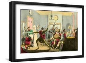 The Green-Room at Brilliant Shore Theatre-Theodore Lane-Framed Premium Giclee Print