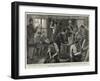 The Green Room of the Turf, Officers Dressing for the Punchestown Races-Sydney Prior Hall-Framed Giclee Print