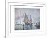 The Green Sail, Venice, 1904-Paul Signac-Framed Giclee Print
