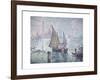 The Green Sail, Venice, 1904-Paul Signac-Framed Giclee Print