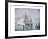 The Green Sail, Venice, 1904-Paul Signac-Framed Giclee Print