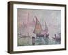 The Green Sail, Venice, 1904-Paul Signac-Framed Giclee Print