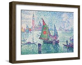 The Green Sail-Paul Signac-Framed Giclee Print