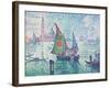 The Green Sail-Paul Signac-Framed Giclee Print