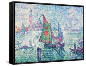 The Green Sail-Paul Signac-Framed Stretched Canvas