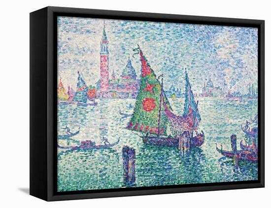 The Green Sail-Paul Signac-Framed Stretched Canvas