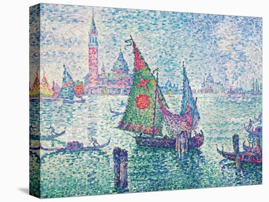 The Green Sail-Paul Signac-Stretched Canvas