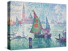The Green Sail-Paul Signac-Stretched Canvas