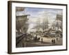 The Green St. Wharf-Stanton Manolakas-Framed Giclee Print