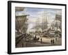 The Green St. Wharf-Stanton Manolakas-Framed Giclee Print