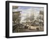 The Green St. Wharf-Stanton Manolakas-Framed Giclee Print