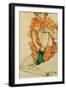 The Green Stocking, 1914-Egon Schiele-Framed Giclee Print