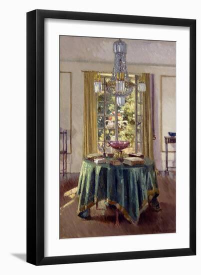 The Green Table Cloth, 1926-Patrick William Adam-Framed Giclee Print