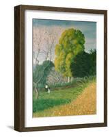 The Green Tree, Cagnes, 1924-Félix Vallotton-Framed Giclee Print