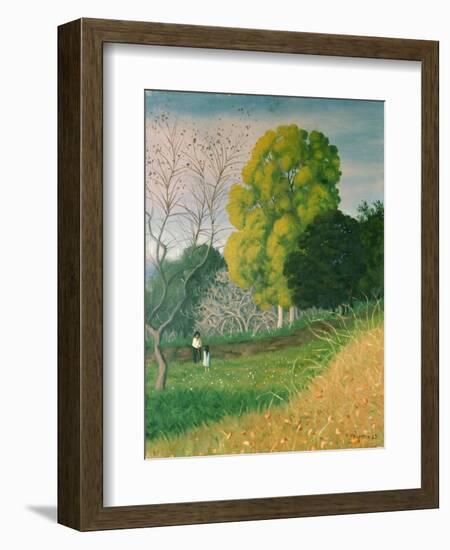 The Green Tree, Cagnes, 1924-Félix Vallotton-Framed Giclee Print