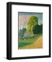 The Green Tree, Cagnes, 1924-Félix Vallotton-Framed Premium Giclee Print