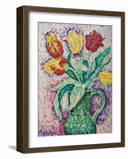 The Green Vase, 1920-Paul Signac-Framed Giclee Print