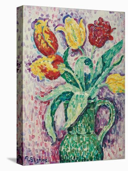 The Green Vase, 1920-Paul Signac-Stretched Canvas