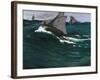 The Green Wave, c.1866-67-Claude Monet-Framed Giclee Print