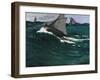 The Green Wave, c.1866-67-Claude Monet-Framed Giclee Print