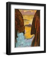 The Green Wave, Vorhor, C.1896-7-Georges Lacombe-Framed Giclee Print