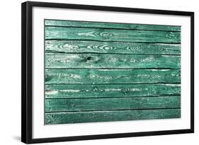 The Green Wood Texture with Natural Patterns-Madredus-Framed Photographic Print