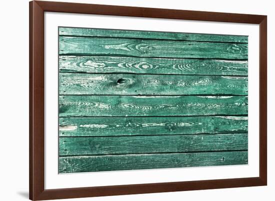 The Green Wood Texture with Natural Patterns-Madredus-Framed Photographic Print