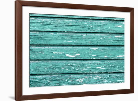 The Green Wood Texture with Natural Patterns-Madredus-Framed Photographic Print