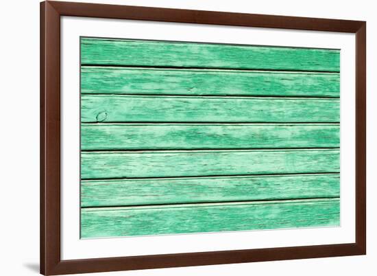 The Green Wood Texture with Natural Patterns-Madredus-Framed Photographic Print