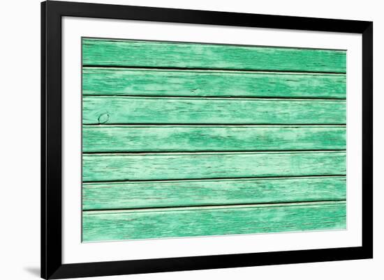 The Green Wood Texture with Natural Patterns-Madredus-Framed Photographic Print