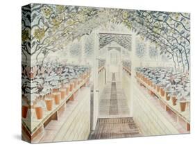 The Greenhouse: Cyclamen and Tomatoes-Eric Ravilious-Stretched Canvas