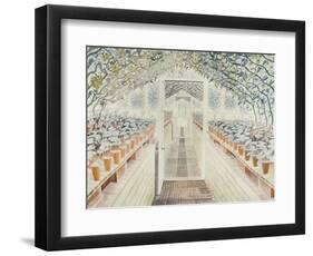 The Greenhouse: Cyclamen and Tomatoes-Eric Ravilious-Framed Giclee Print