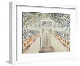 The Greenhouse: Cyclamen and Tomatoes-Eric Ravilious-Framed Giclee Print